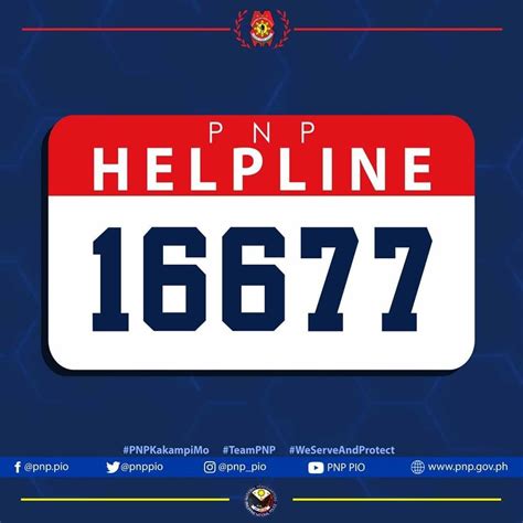 Th PNP Helpline is .